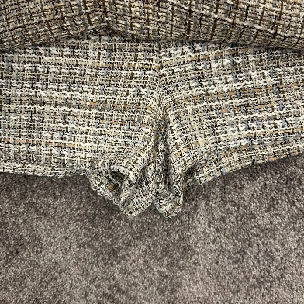 Zara Women's Mini Skort Built-In Shorts Size XL Woven Side Zip Closure NWT - Picture 4 of 14